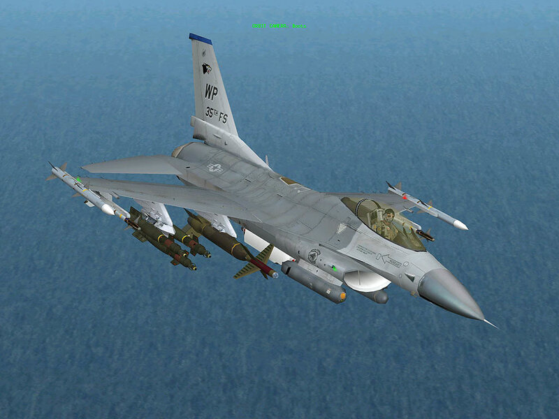 F-16 Fighter Jet — Gray, Neutral, 3d Render