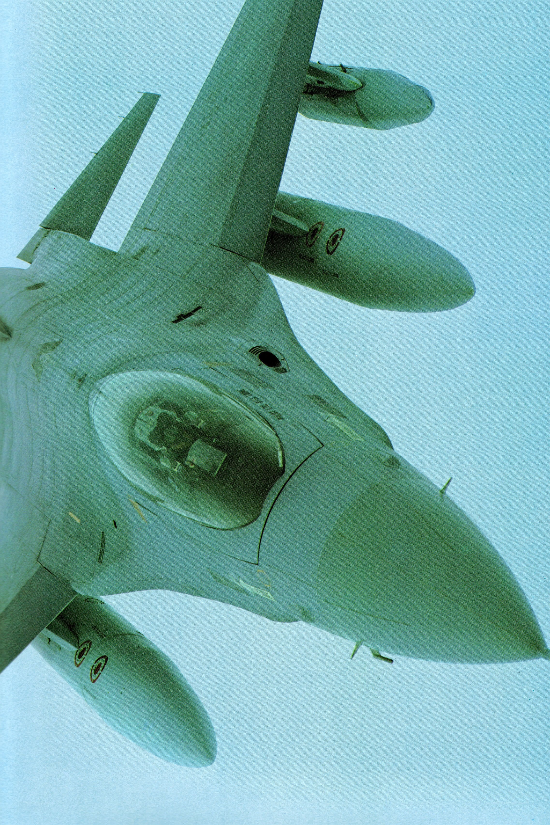 F-16 fighter jet in flight
