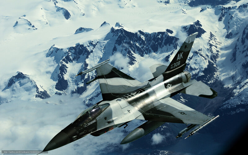 F-16 Fighter Jet — White, Dramatic, Photograph