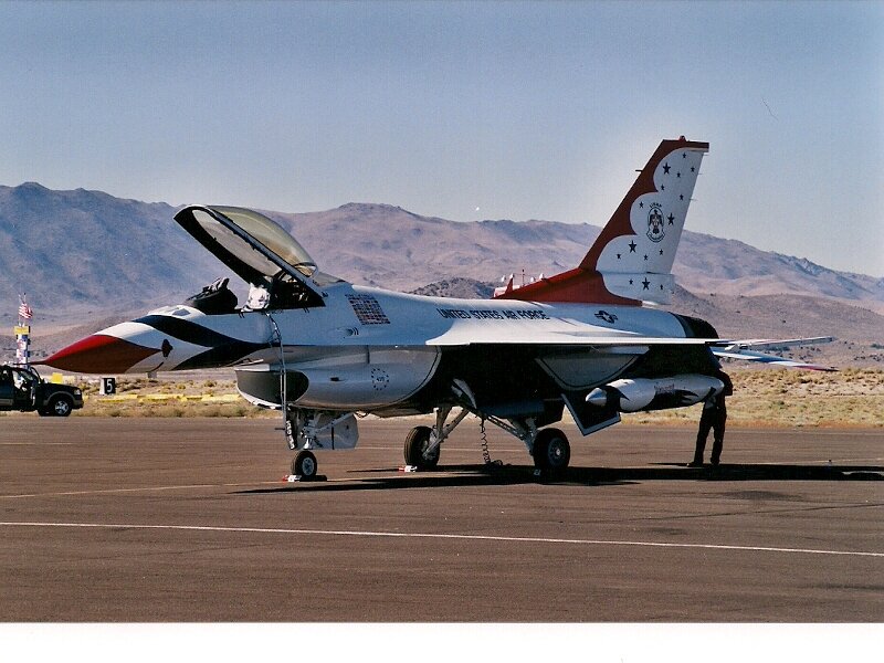 F-16 Fighter Jet — White, Neutral
