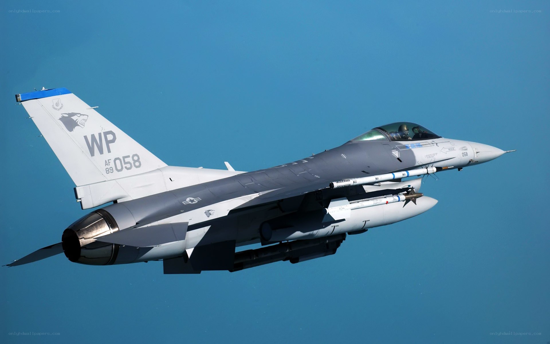 F-16 Fighting Falcon in flight