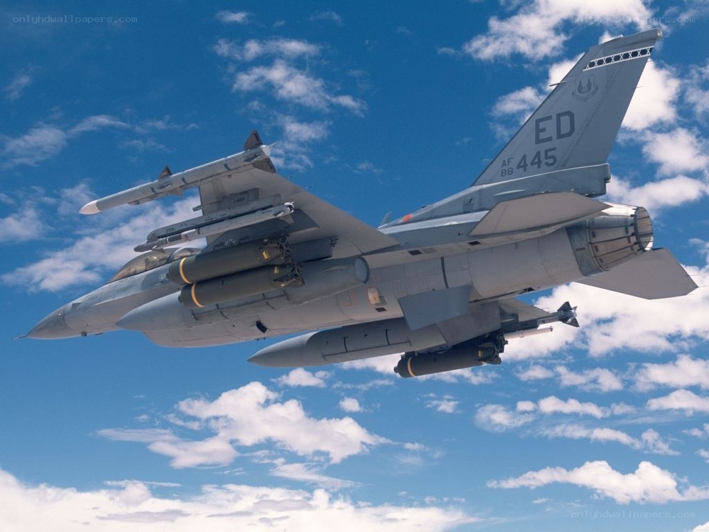 F-16 Fighting Falcon in flight