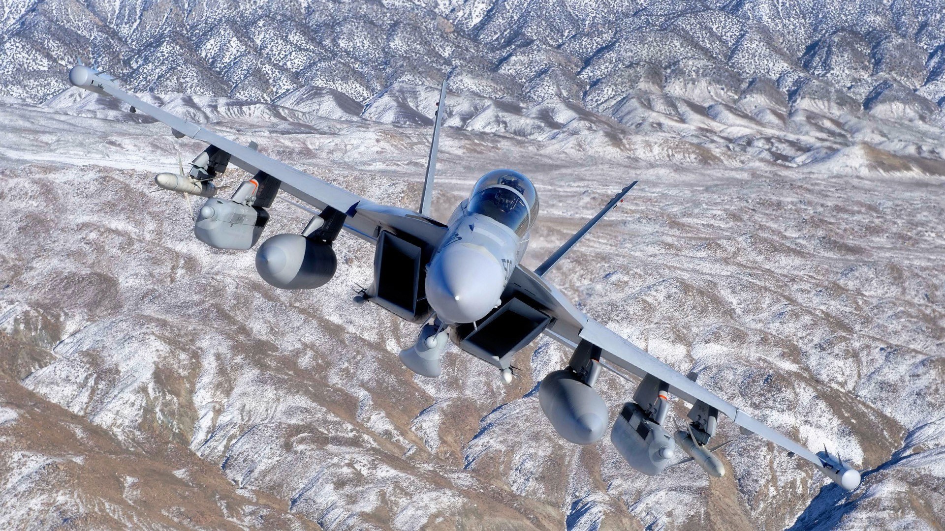 F-18 Hornet in flight