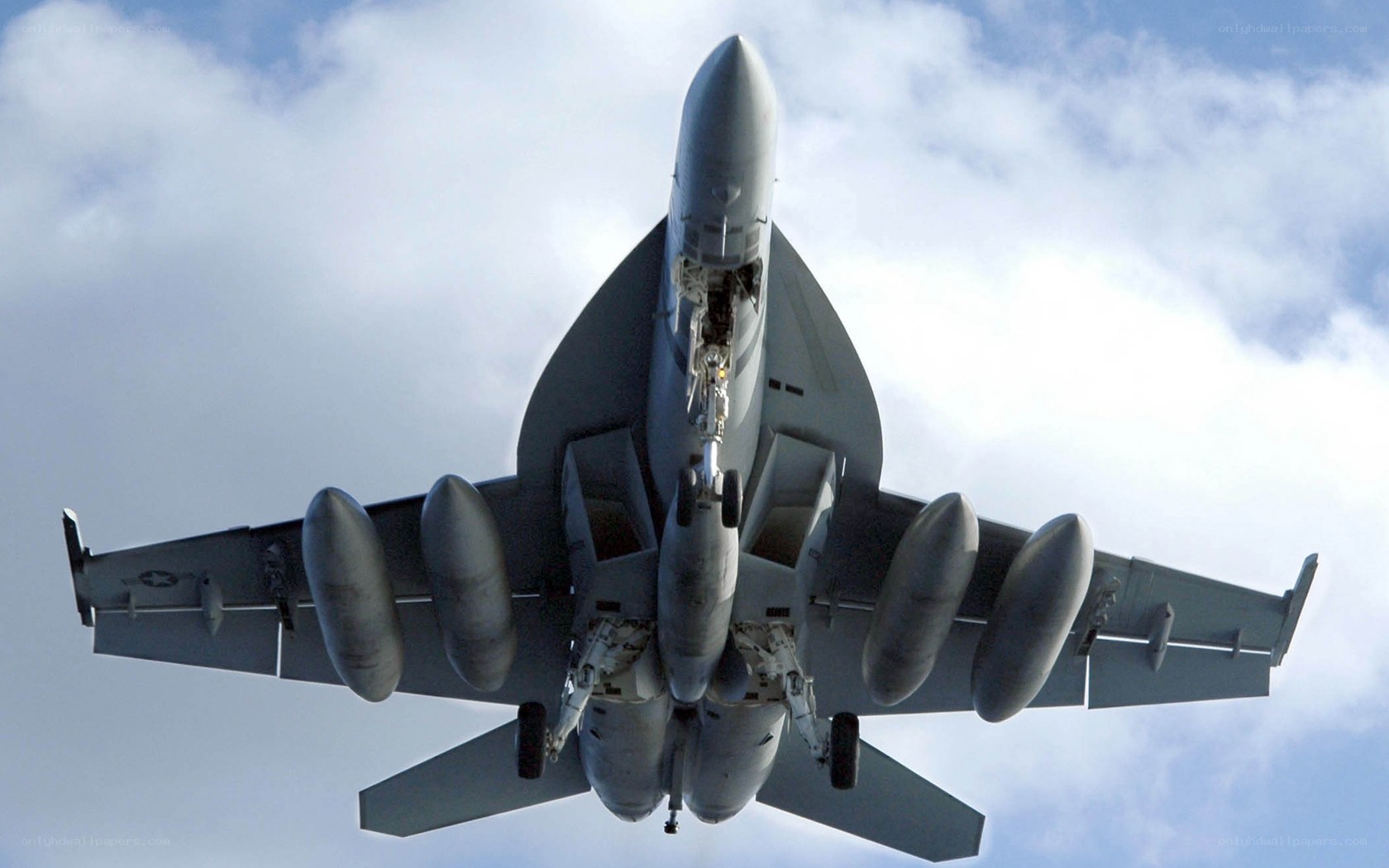 F-18 Hornet in flight