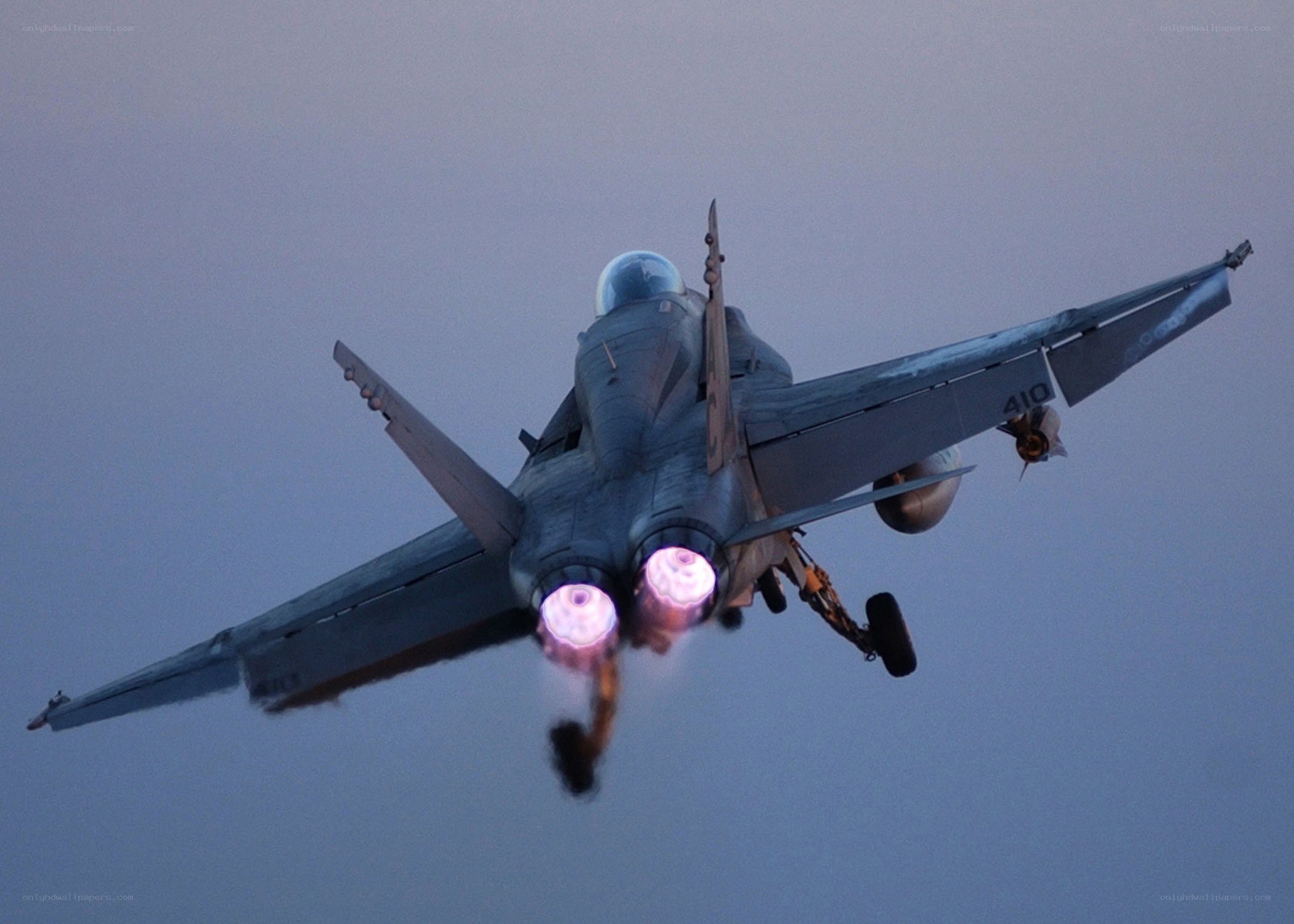 F-18 Hornet in flight