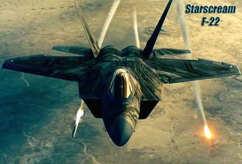 F-22 Fighter Jet — Black
