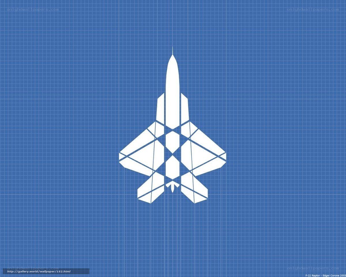 F-22 Raptor blueprint