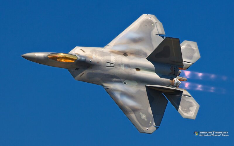 F-22 Raptor Fighter Jet — Afternoon
