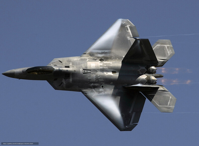 F-22 Raptor Fighter Jet — Gray, Dynamic, Afternoon, Photograph, Aircraft, Sky