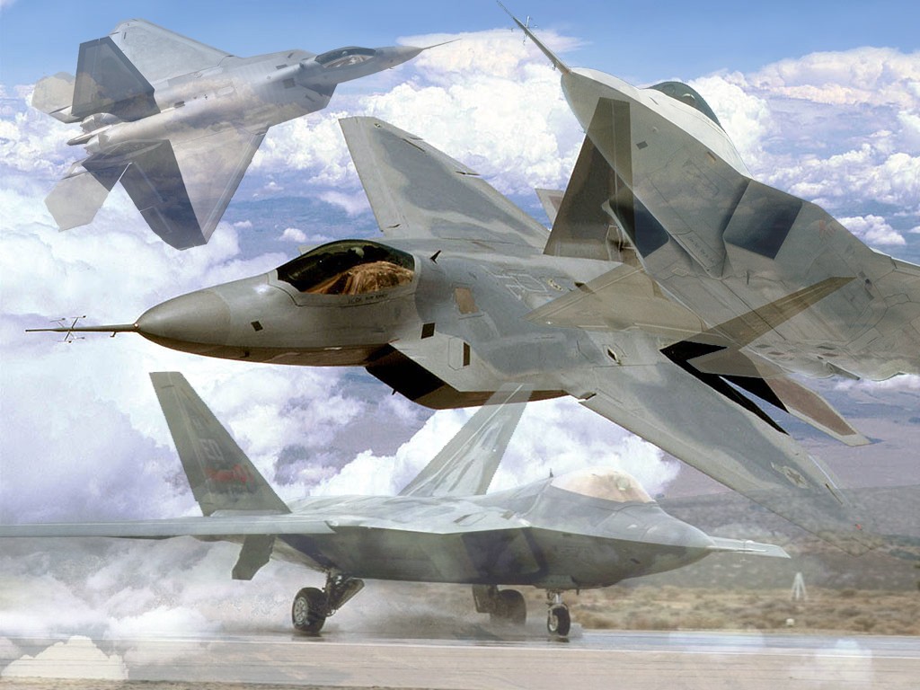 F-22 Raptor fighter jets