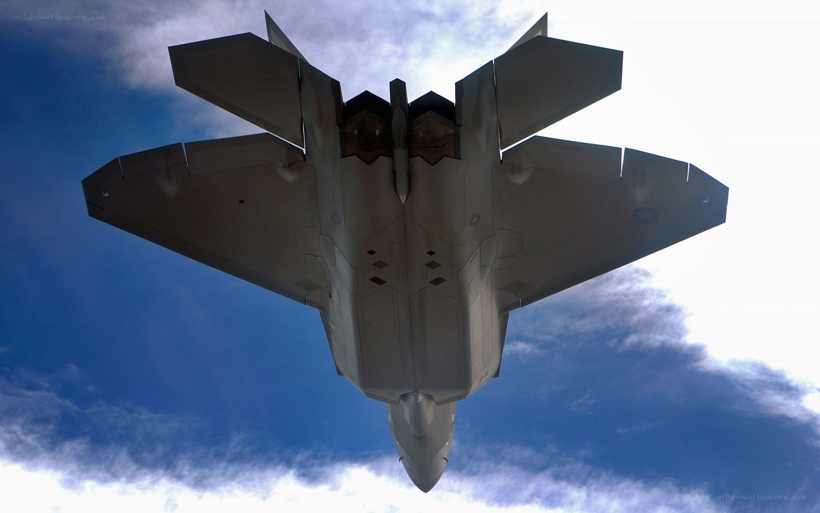 F-22 Raptor from below