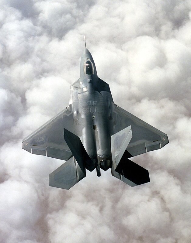 F-22 Raptor in flight