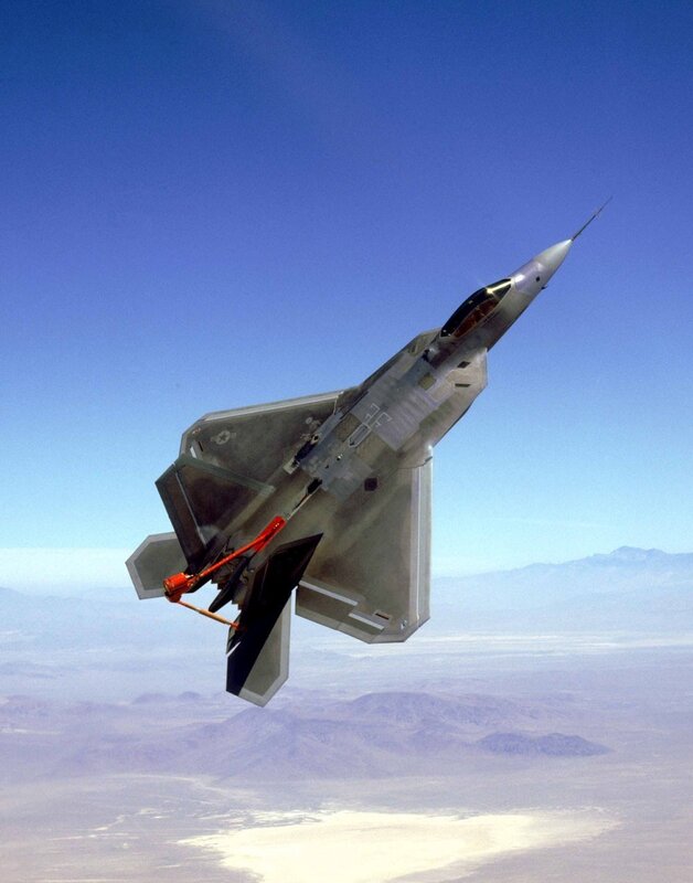 F-22 Raptor in flight