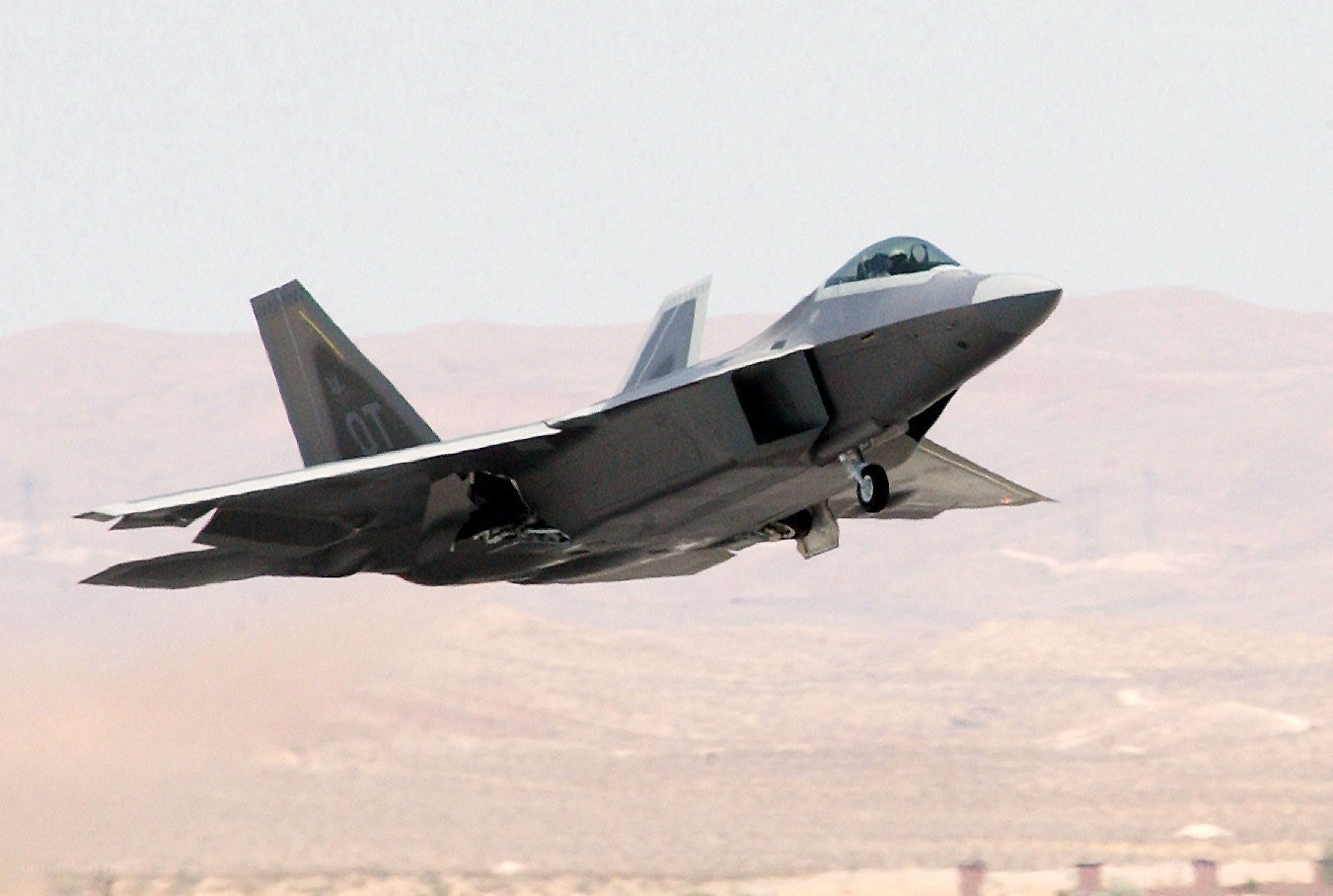F-22 Raptor in flight