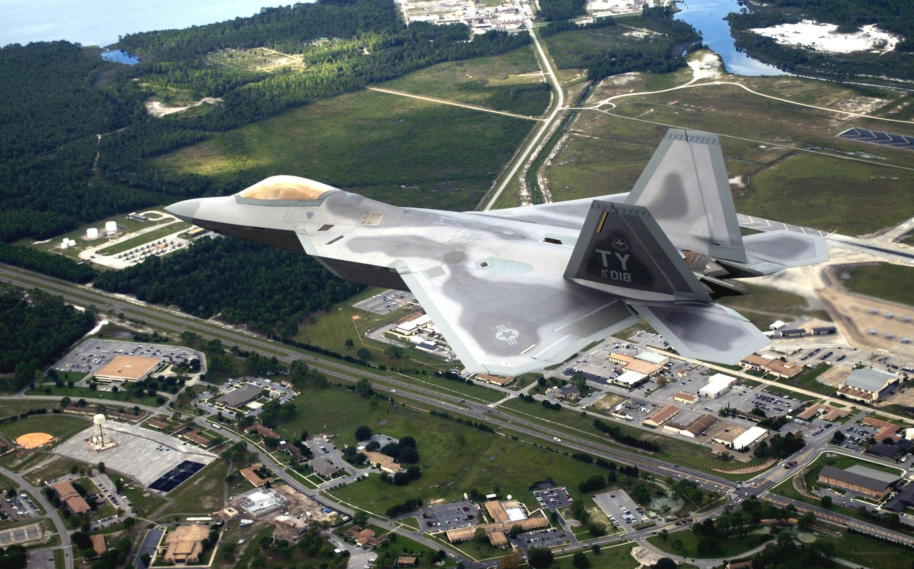 F-22 Raptor in flight