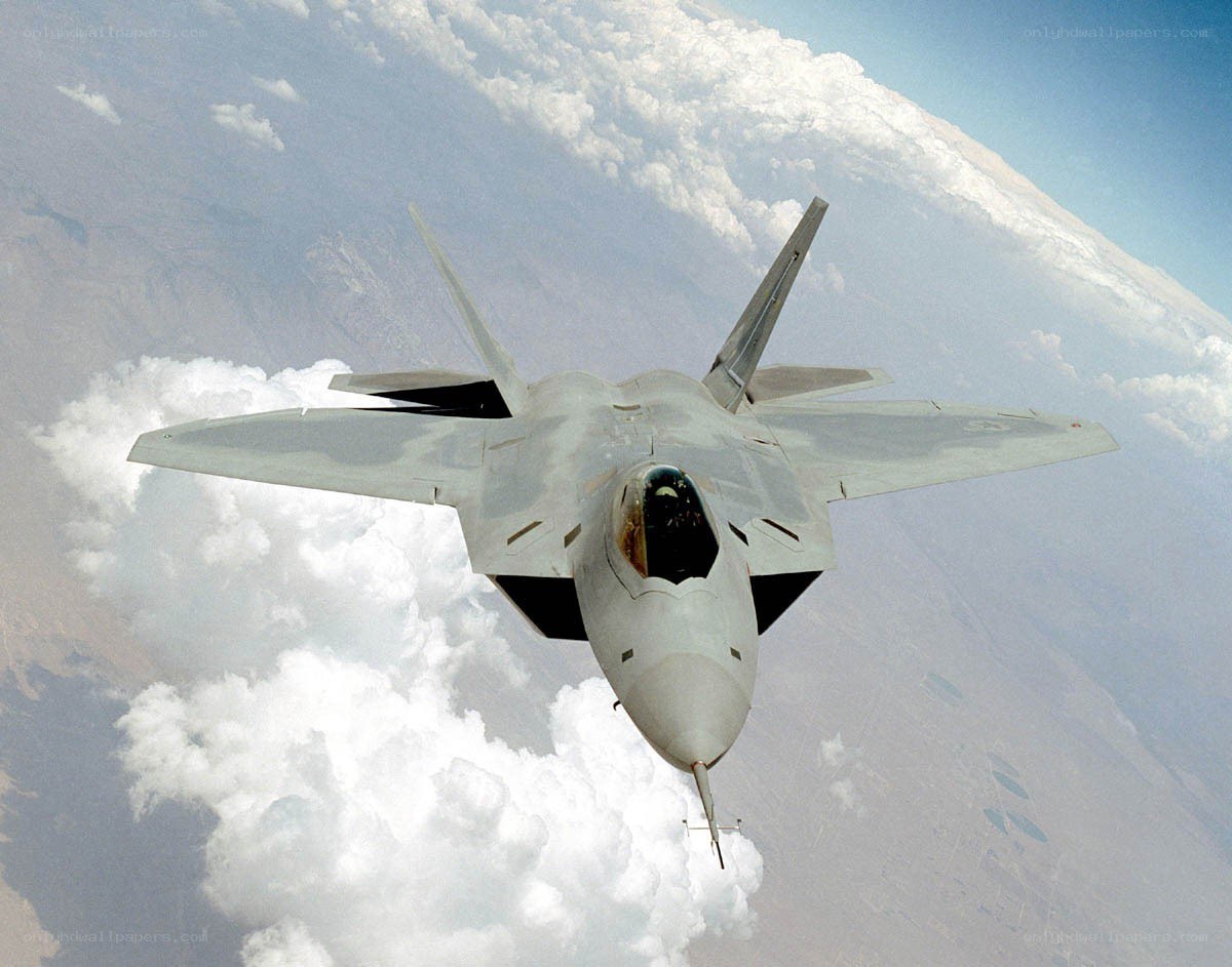 F-22 Raptor in flight