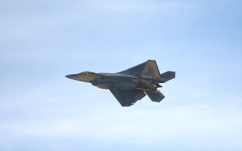 F-22 Raptor in flight