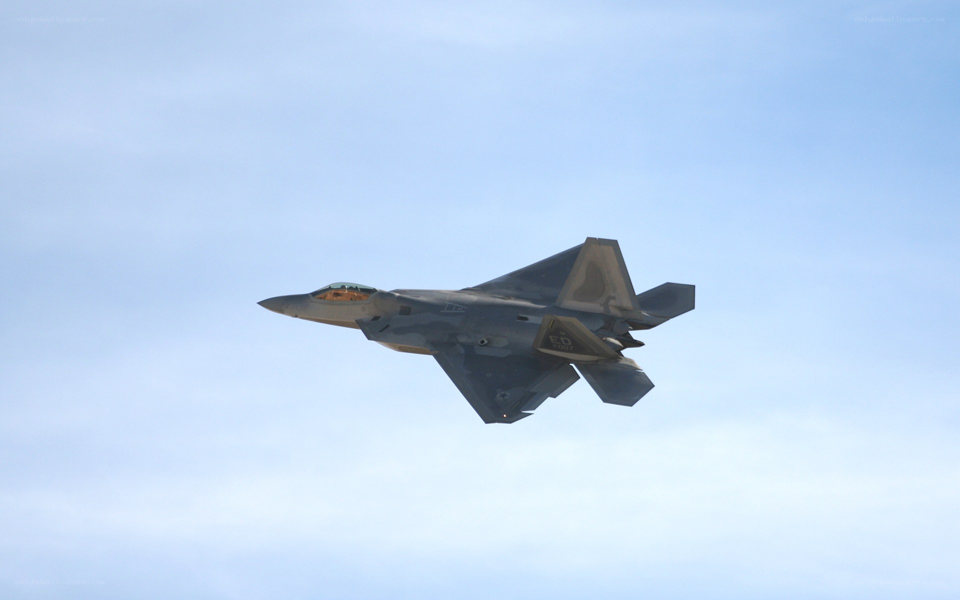 F-22 Raptor in flight
