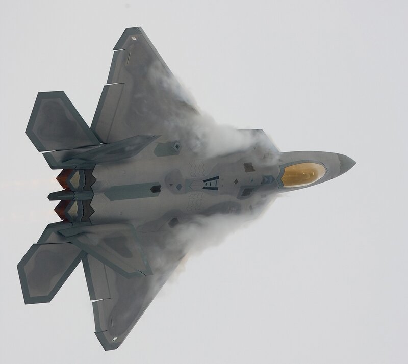 F-22 Raptor in flight