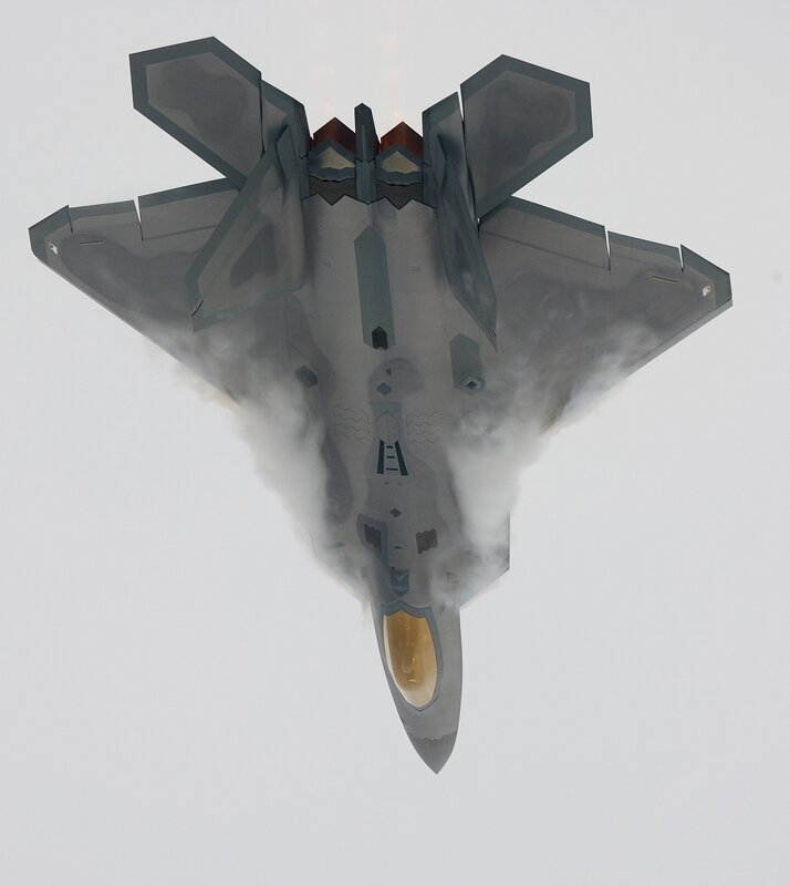 F-22 Raptor in flight