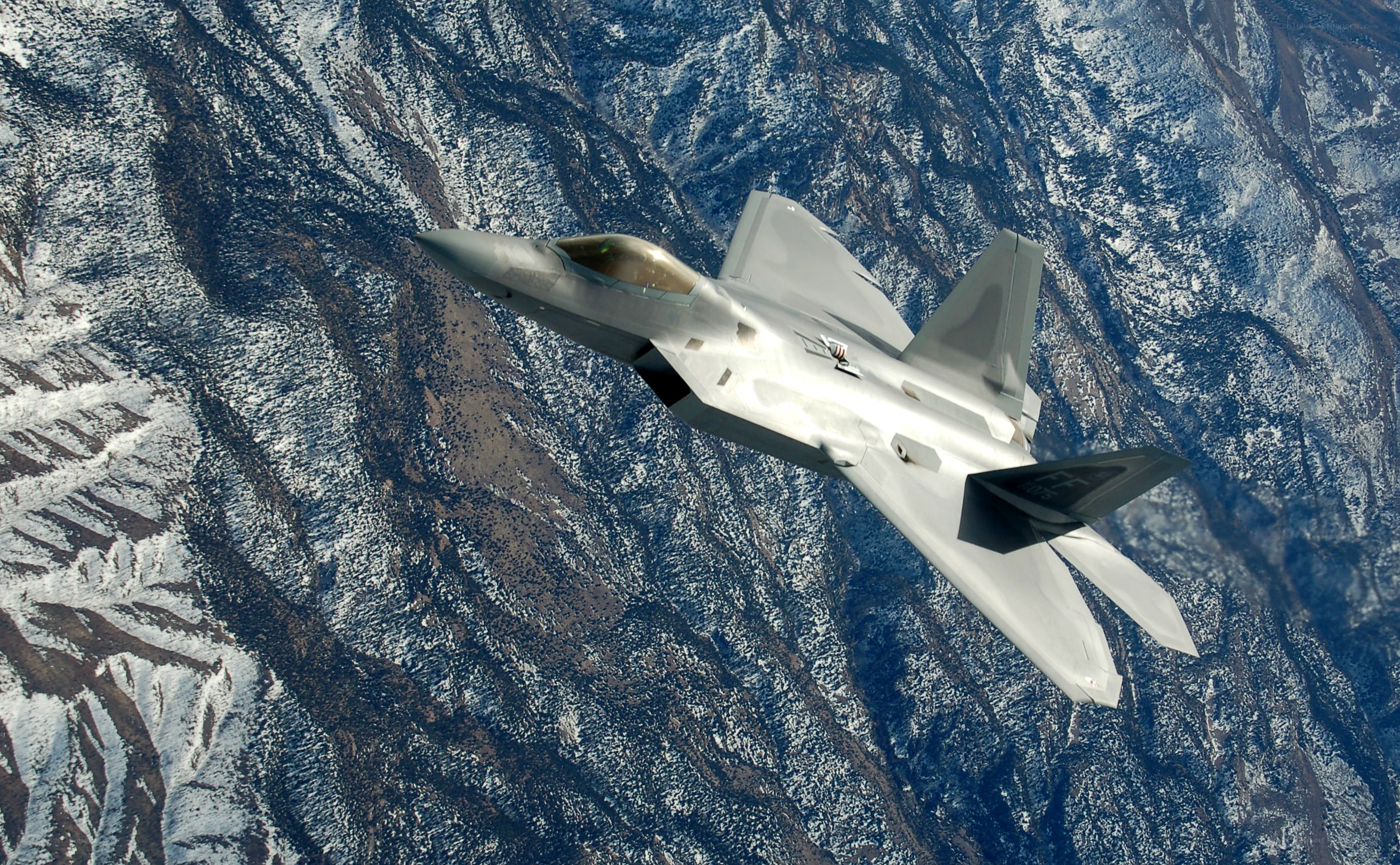 F-22 Raptor in flight
