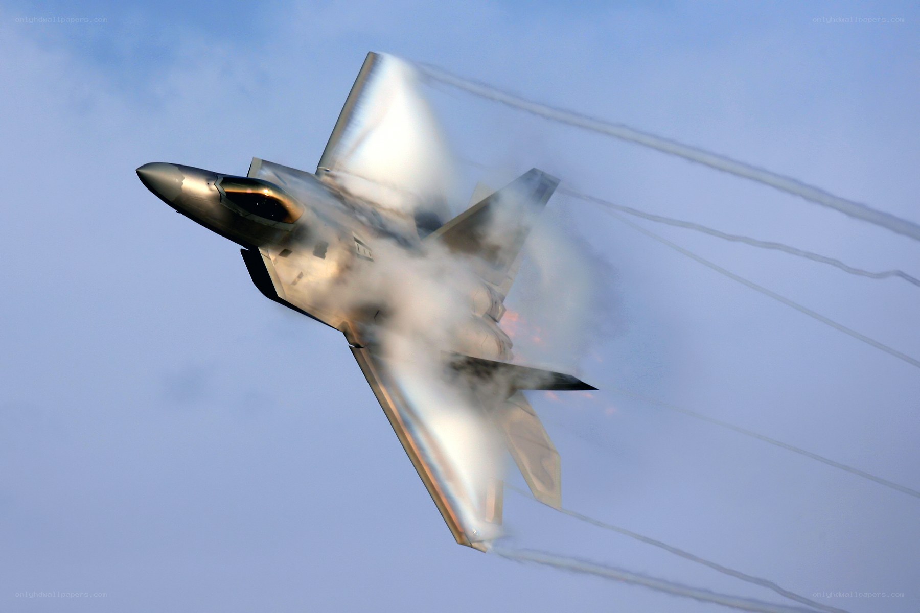 F-22 Raptor in flight