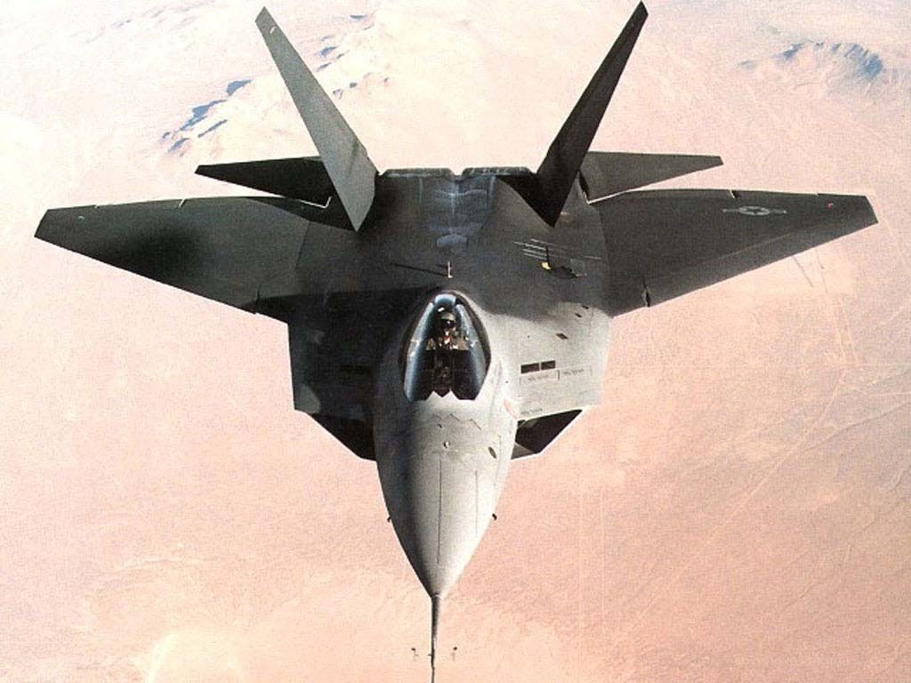F-22 Raptor in flight