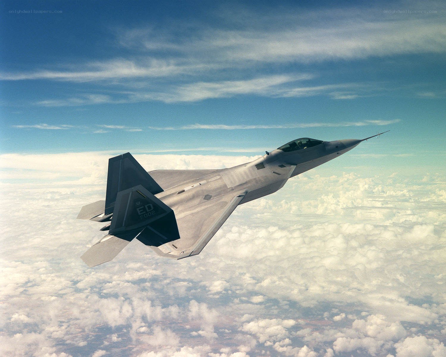 F-22 Raptor in flight