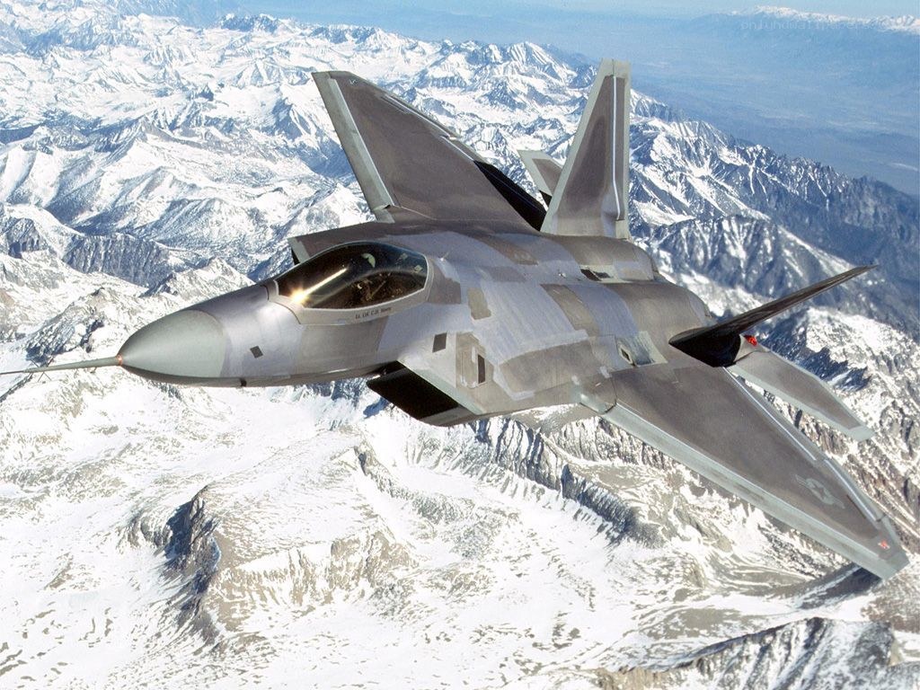 F-22 Raptor in flight