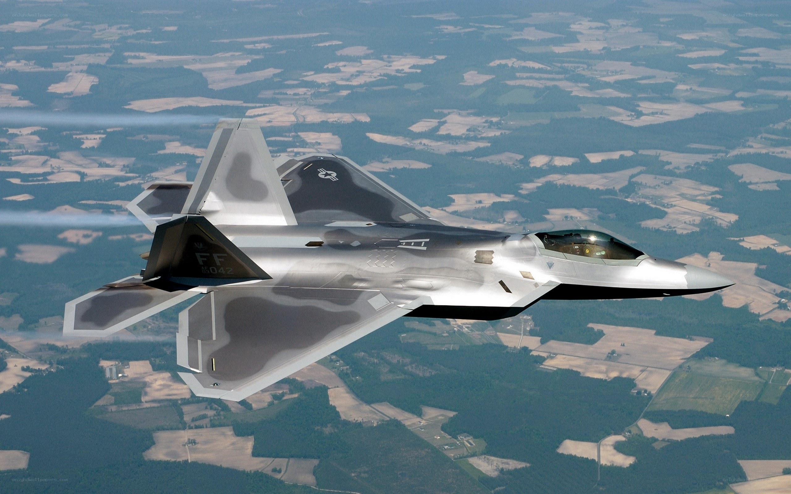 F-22 Raptor in flight