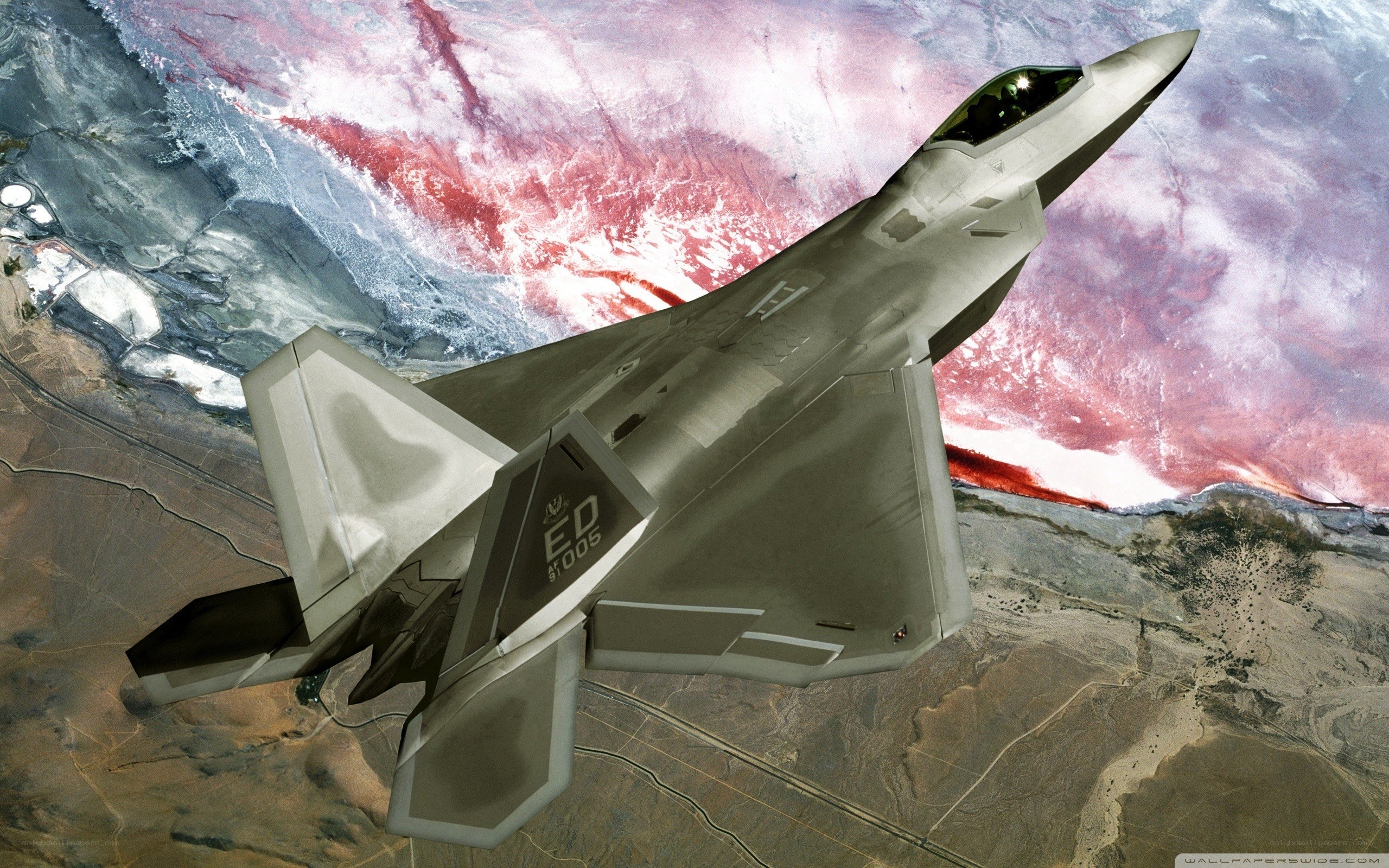 F-22 Raptor in flight