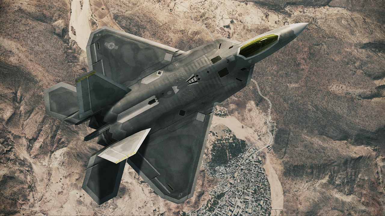 F-22 Raptor in flight
