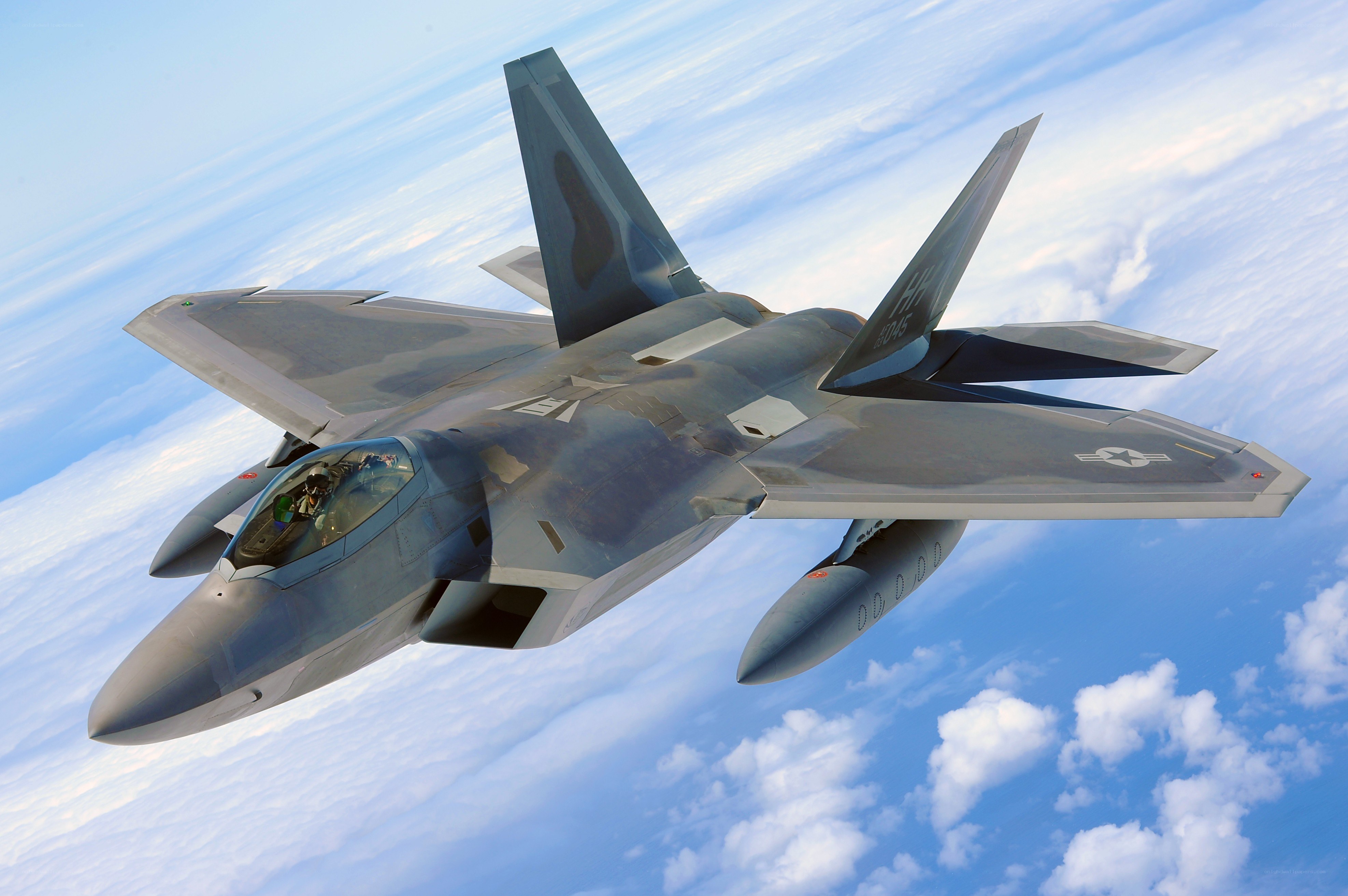 F-22 Raptor in flight