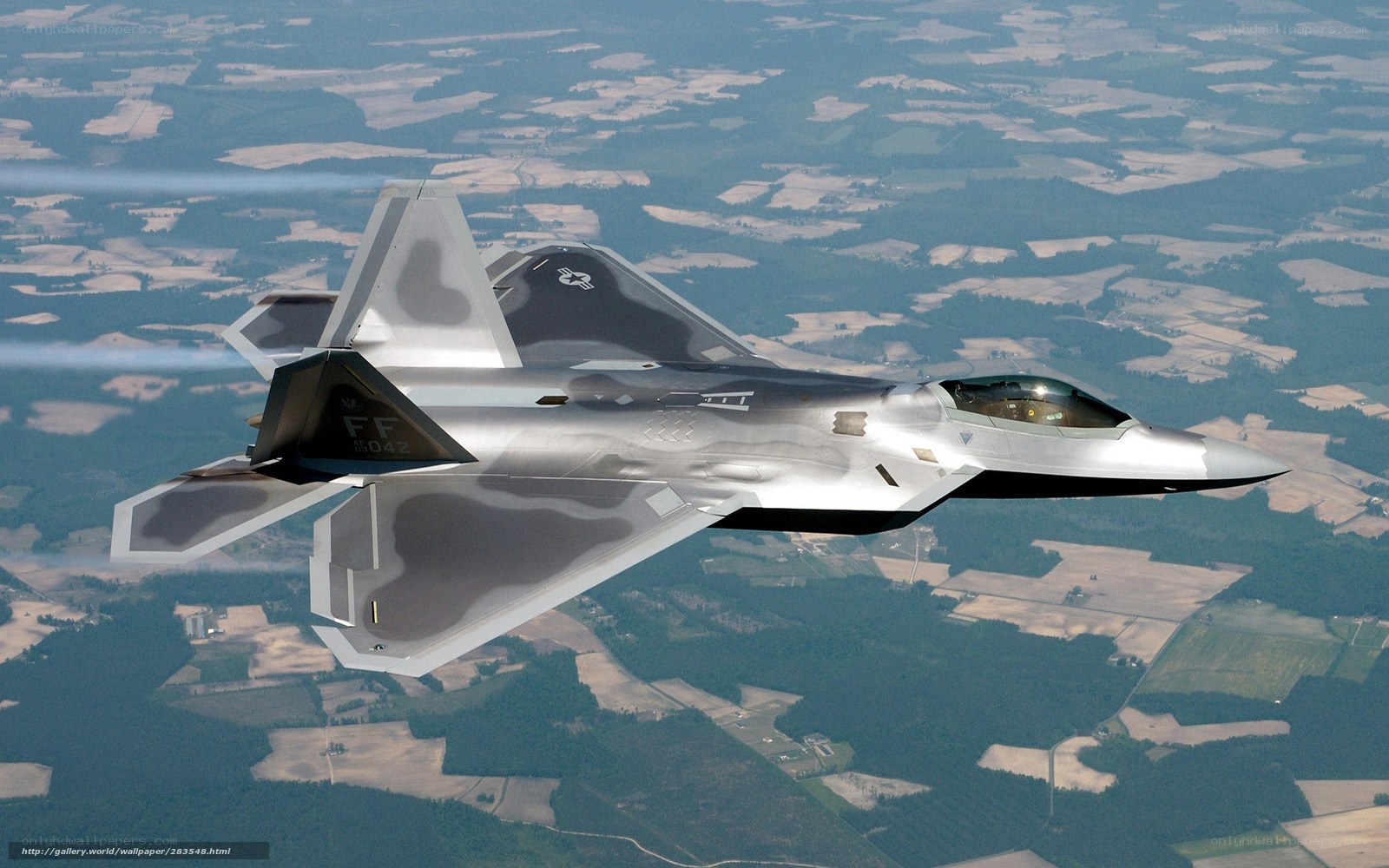 F-22 Raptor in flight