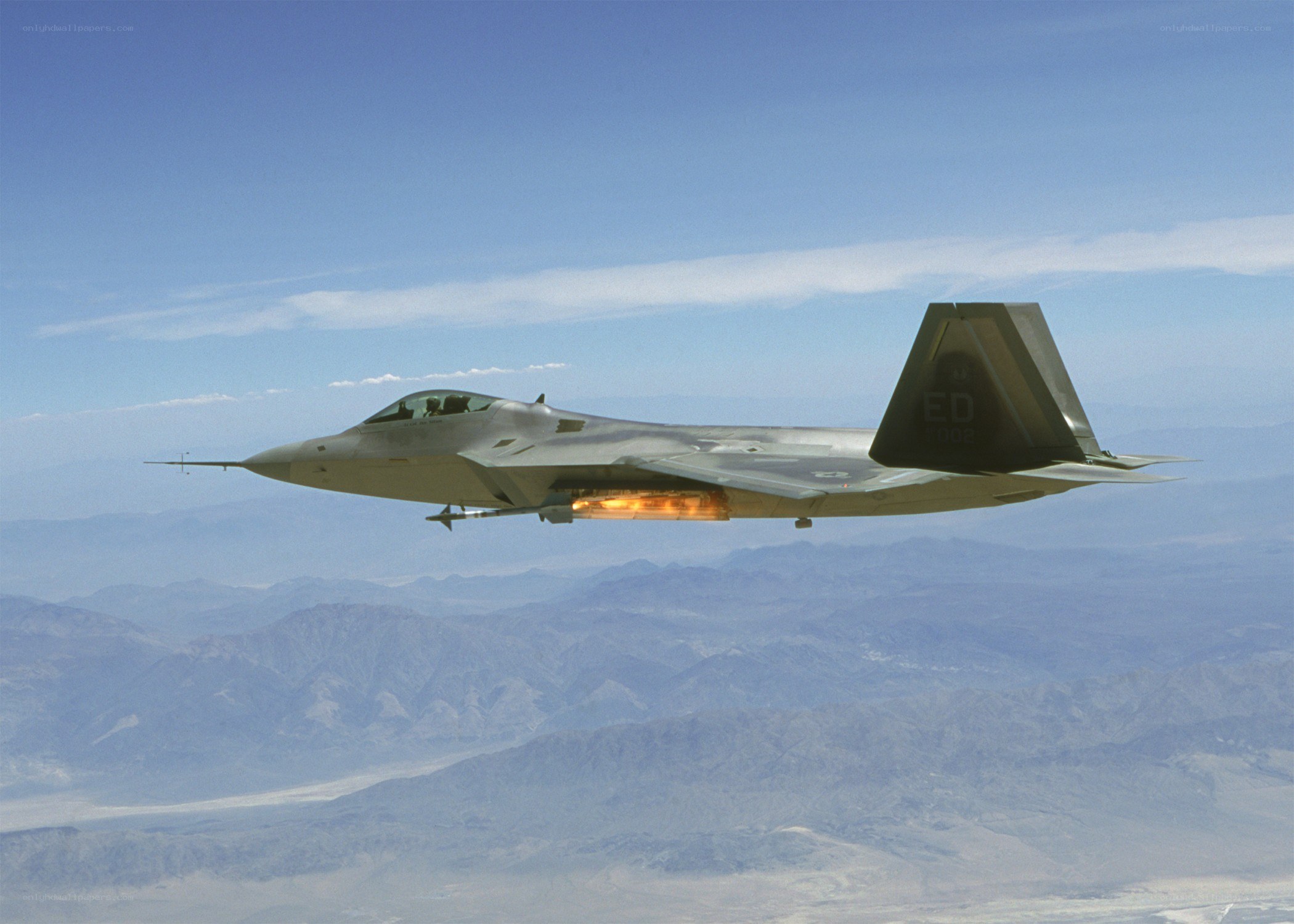 F-22 Raptor in flight