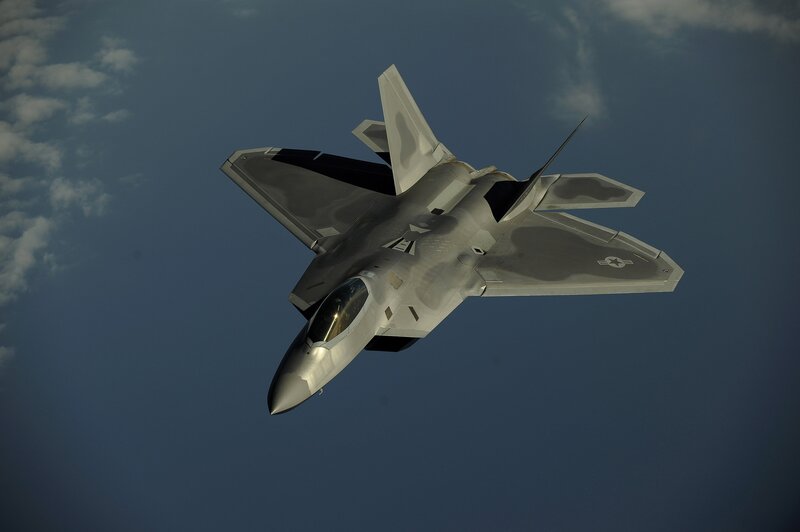 F-22 Raptor in flight