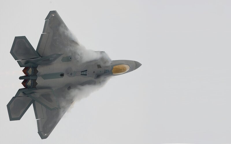 F-22 Raptor in flight