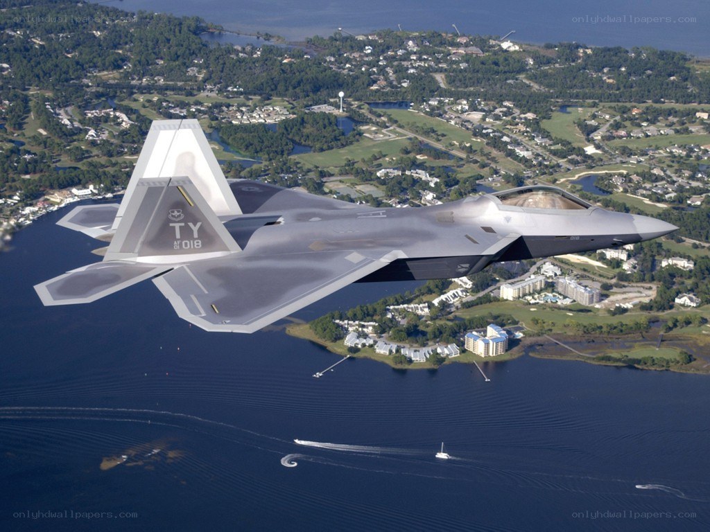F-22 Raptor in flight