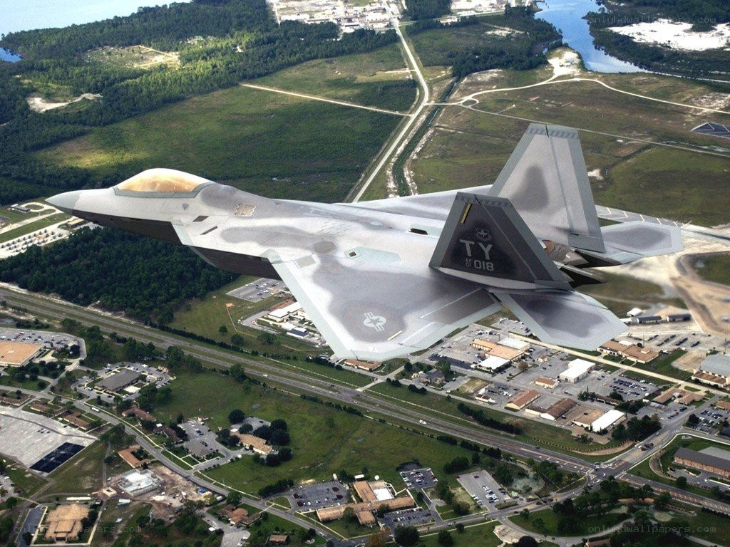 F-22 Raptor in flight