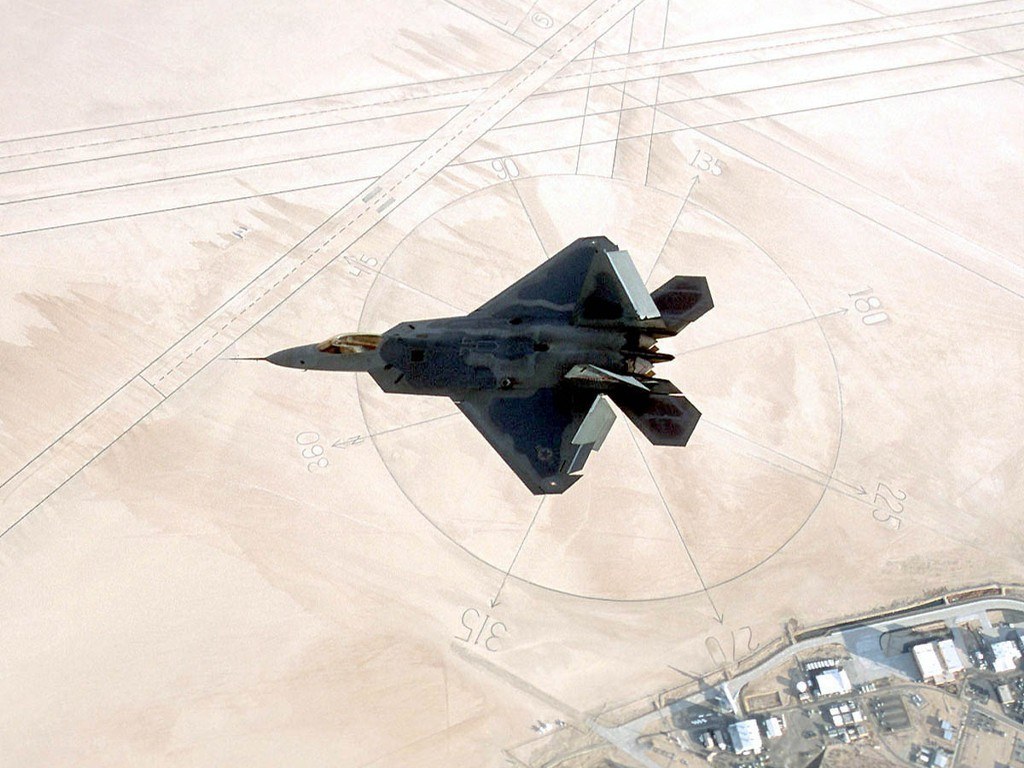 F-22 Raptor in flight