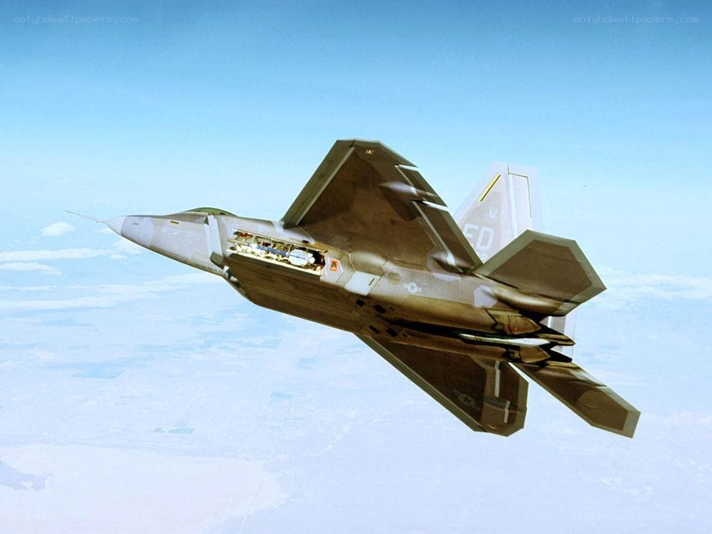 F-22 Raptor in flight