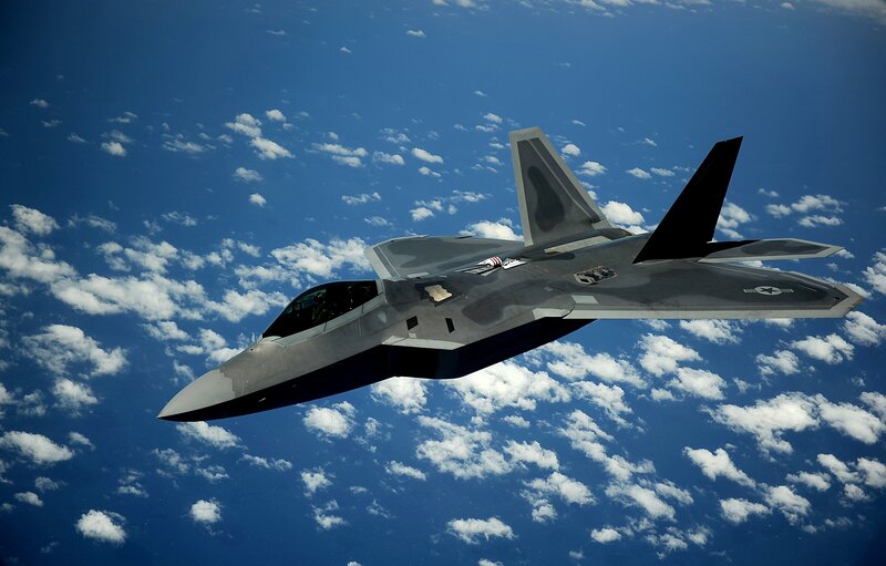 F-22 Raptor in flight