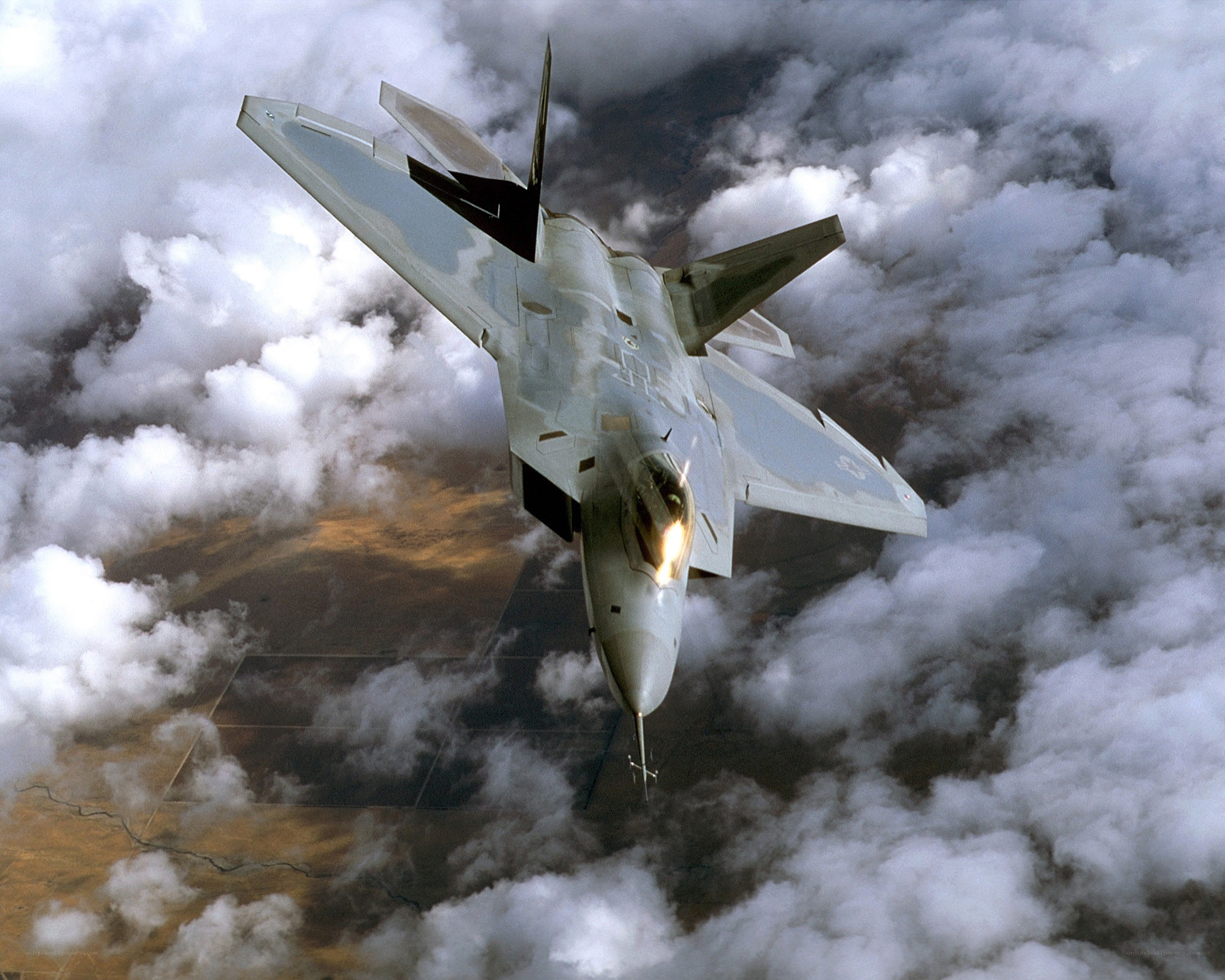 F-22 Raptor in flight