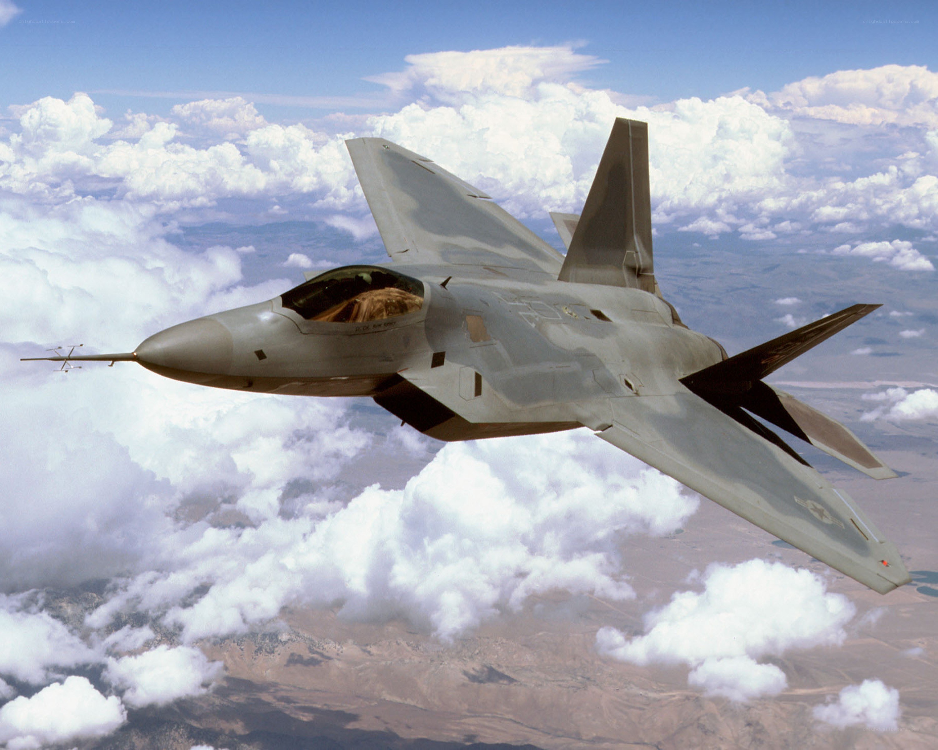 F-22 Raptor in flight