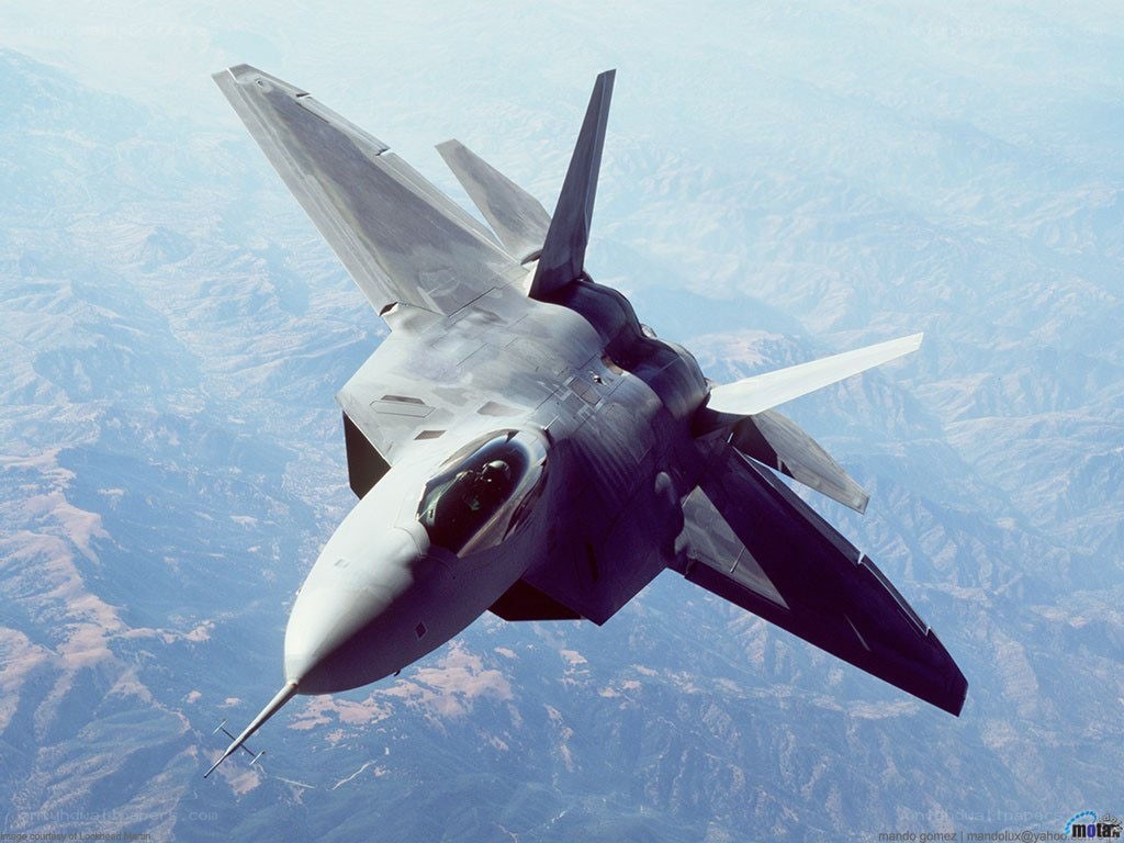 F-22 Raptor in flight