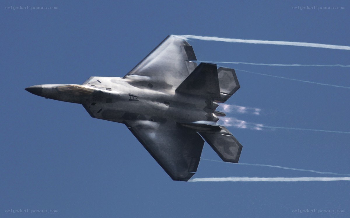 F-22 Raptor in flight