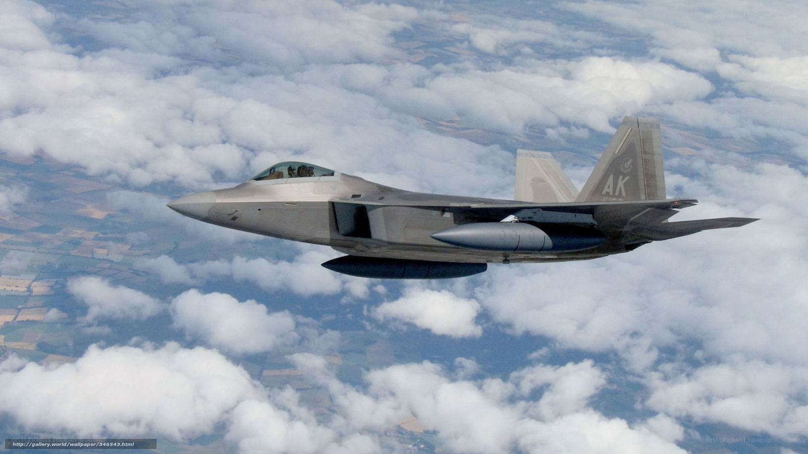 F-22 Raptor in flight