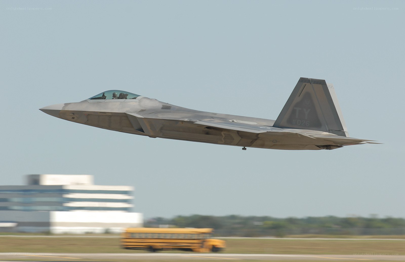 F-22 Raptor in flight