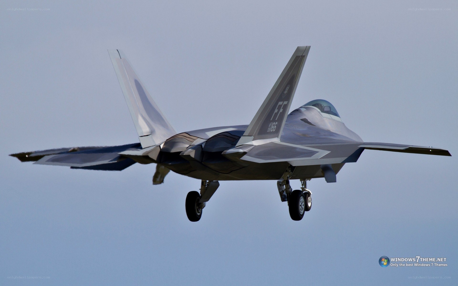 F-22 Raptor in flight