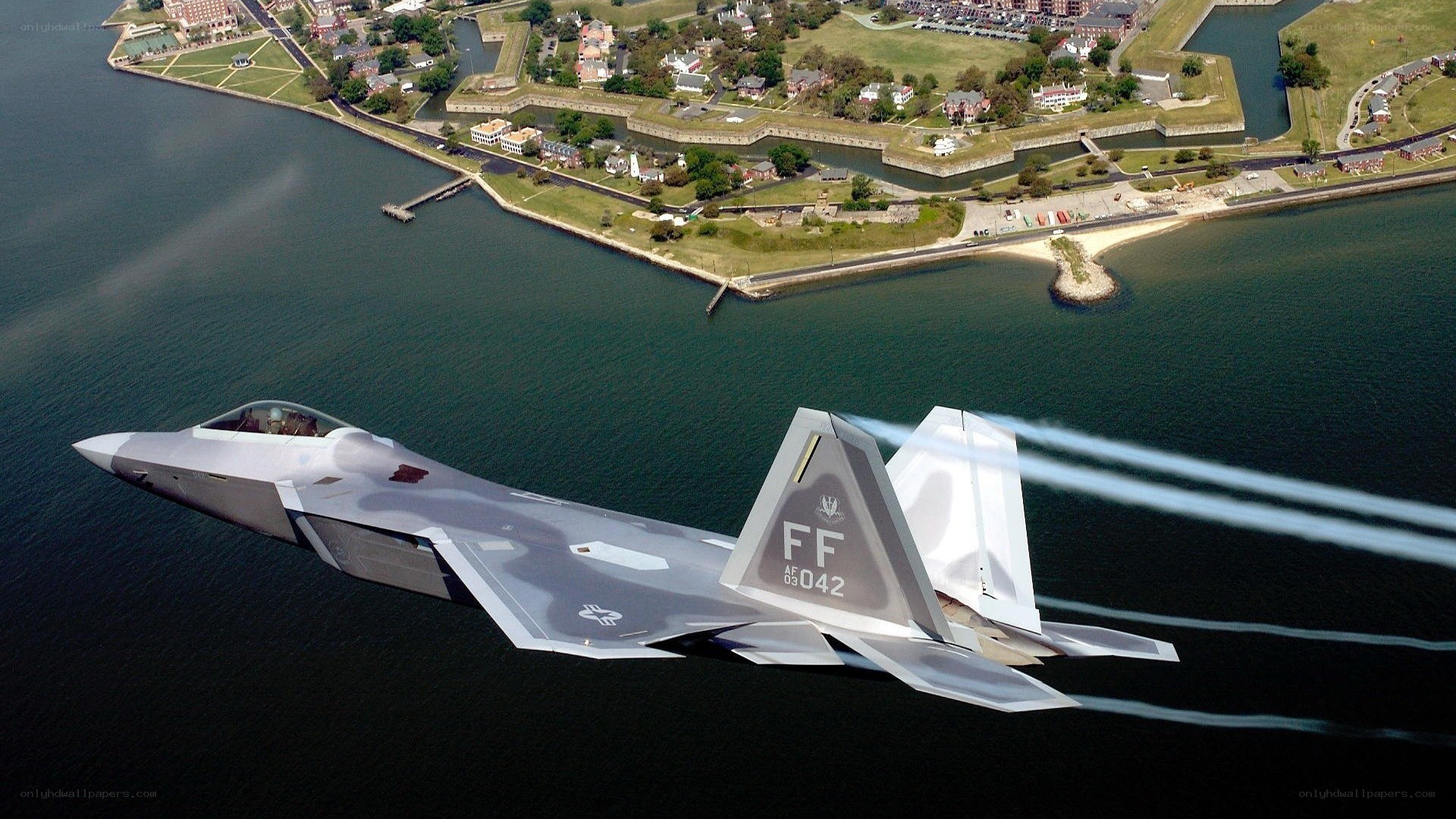 F-22 Raptor in flight